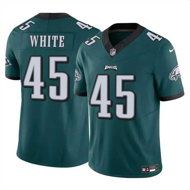 Men & Women & Youth Philadelphia Eagles #45 Devin White Green 2023 F.U.S.E Vapor Untouchable Limited Stitched Jersey